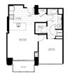 Floor plan at Flair Tower